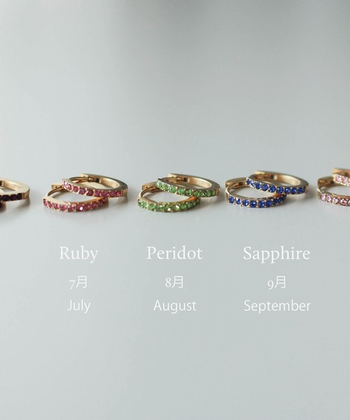 ebine(エビネ)の「金属アレルギー対応 Birthstone Hoop Pierce /サージカルステンレス(ピアス(両耳用)・レディース・その他3/その他7/その他2/その他4/その他12/その他11/その他10/その他5/その他9/その他8/その他6/その他1・FREE)」の15枚目の写真