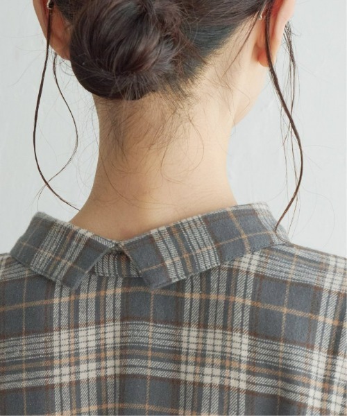 LBC（エルビーシー）の「コットンチェック3WAYワンピース（ワンピース・レディース・ベージュ/ブラック/ネイビー・L/M）」の14枚目の写真