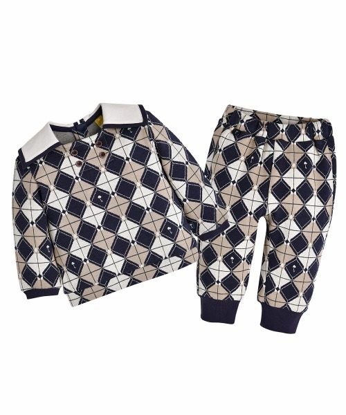 moimoln（モイモルン）の「【セットアップ】アーガイル柄ジャガード