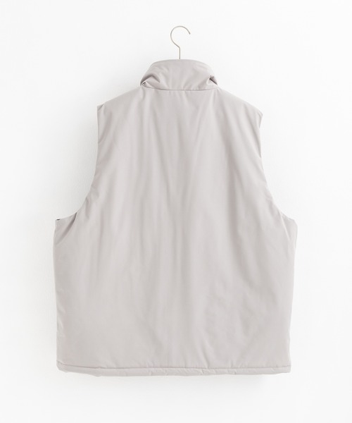 Ressaca(レサーカ)の「スタンドカラーファイバーダウンベスト ボリューム中綿 LEVEL7 オーバーサイズ(ダウンベスト・メンズ・ブラック/オフホワイト/グレイッシュベージュ/カーキ・L/M)」の22枚目の写真