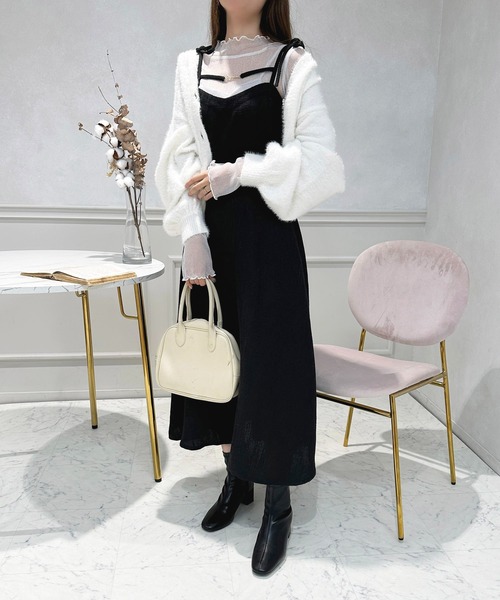 apres jour(アプレジュール)の「ラメシアートップス【ZOZOTOWN限定アイテム】(シャツ/ブラウス・レディース・ピンクベージュ/ライトブルー/ブラック/イエロー/オフホワイト・フリー/X-LARGE)」の14枚目の写真
