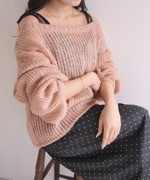 muguet | low gauge ami knit(ニット/セーター)