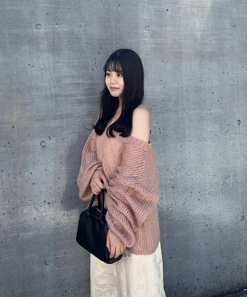 muguet（ミュゲ）の「ローゲージニット（ニット/セーター）」 - WEAR