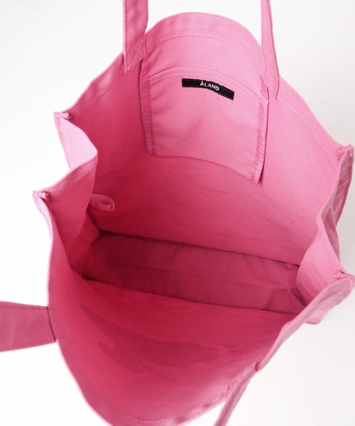 ALAND（エーランド）の「REDFISH（レッドフィッシュ）×ALAND／グラフィックトート（トートバッグ・レディース・ホワイト/グリーン/ピンク・FREE）」の7枚目の写真