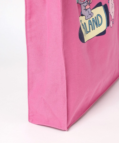 ALAND（エーランド）の「REDFISH（レッドフィッシュ）×ALAND／グラフィックトート（トートバッグ・レディース・ホワイト/グリーン/ピンク・FREE）」の10枚目の写真