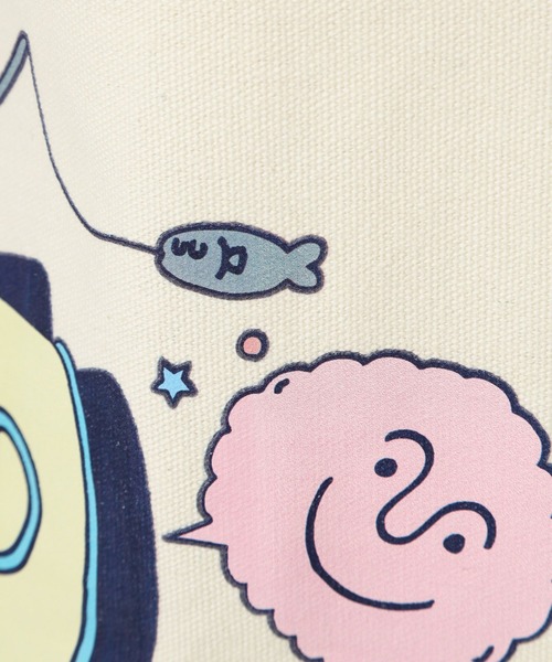 ALAND（エーランド）の「REDFISH（レッドフィッシュ）×ALAND／グラフィックトート（トートバッグ・レディース・ホワイト/グリーン/ピンク・FREE）」の14枚目の写真