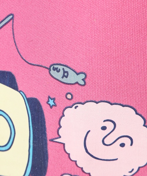 ALAND（エーランド）の「REDFISH（レッドフィッシュ）×ALAND／グラフィックトート（トートバッグ・レディース・ホワイト/グリーン/ピンク・FREE）」の15枚目の写真