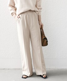 SHIPS any | SHIPS any:〈手洗い可能〉ストレッチ イージー ピンタック ワイド パンツ(その他パンツ)