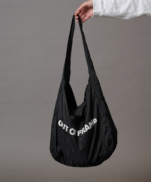 FRAMeWORK（フレームワーク）の「【OUT OF FRAMe】SMILE ECO BAG（エコバッグ/サブバッグ・レディース・ブラック/シルバー/イエロー・FREE）」の11枚目の写真
