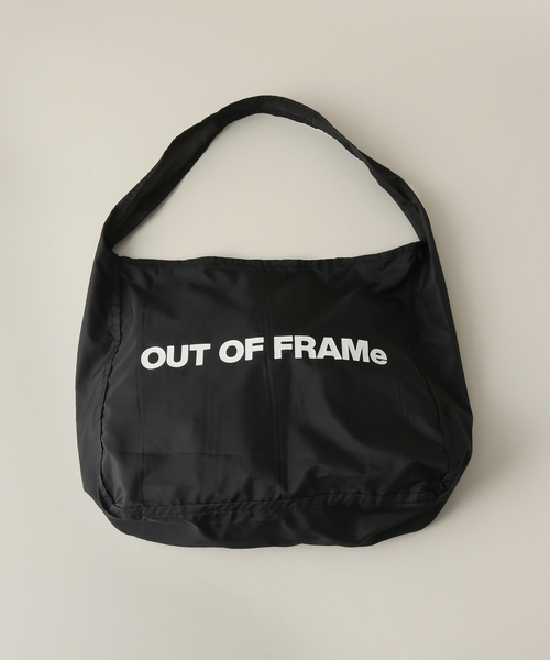 FRAMeWORK（フレームワーク）の「【OUT OF FRAMe】SMILE ECO BAG（エコバッグ/サブバッグ・レディース・ブラック/シルバー/イエロー・FREE）」の4枚目の写真