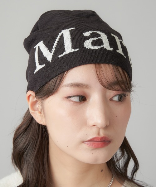 SPINNS（スピンズ）の「MARCHロゴ シングルビーニー（ニットキャップ/ビーニー・レディース・ブラック/グレー/カーキ/ワイン/ホワイト・ONESIZE）」の22枚目の写真