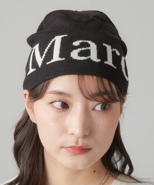 SPINNS（スピンズ）の「MARCHロゴ シングルビーニー（ニットキャップ/ビーニー・レディース・ブラック/グレー/カーキ/ワイン/ホワイト・ONESIZE）」の19枚目の写真