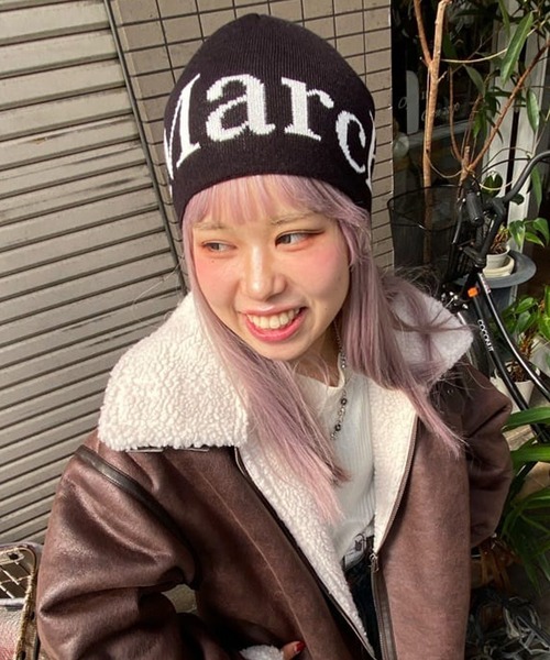 SPINNS（スピンズ）の「MARCHロゴ シングルビーニー（ニットキャップ/ビーニー・レディース・ブラック/グレー/カーキ/ワイン/ホワイト・ONESIZE）」の12枚目の写真