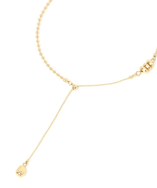 niko and（ニコアンド）の「メタルボールチェーンコンビネックレス