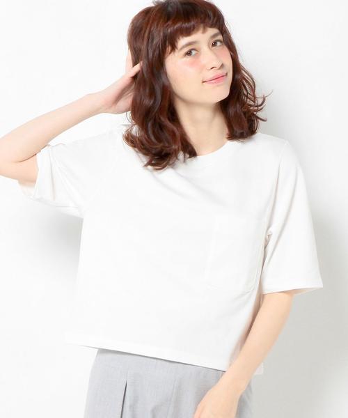 Another Edition（アナザーエディション）の「ショートTシャツ/AEBC SHORT T◆（Tシャツ/カットソー・レディース・ホワイト/マスタード/ライトブルー/ネイビー・フリー）」の21枚目の写真