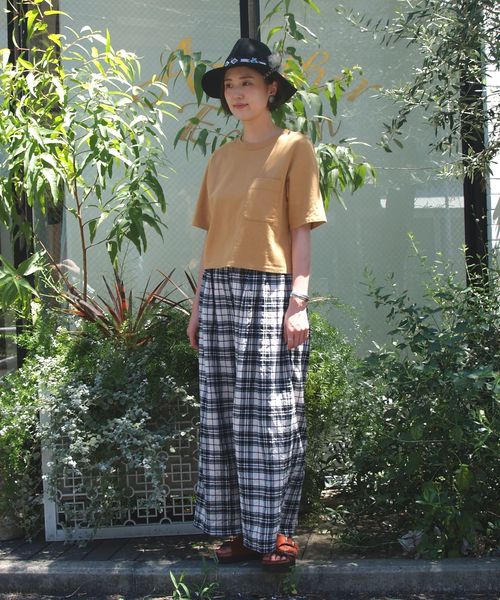 Another Edition（アナザーエディション）の「ショートTシャツ/AEBC SHORT T◆（Tシャツ/カットソー・レディース・ホワイト/マスタード/ライトブルー/ネイビー・フリー）」の20枚目の写真