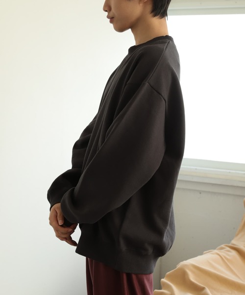 SENSE OF PLACE by URBAN RESEARCH（センスオブプレイスバイアーバンリサーチ）の「『別注』TeddyBear×SENSE OF PLACE　テディベアウラキモウスウェット（スウェット・メンズ・オートミール/ブルー/チャコールグレー/レッド/グリーン・MEDIUM/LARGE）」の15枚目の写真