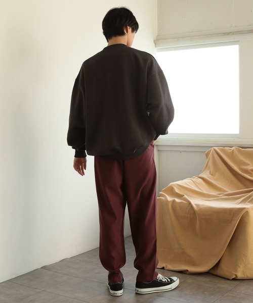 SENSE OF PLACE by URBAN RESEARCH（センスオブプレイスバイアーバンリサーチ）の「『別注』TeddyBear×SENSE OF PLACE　テディベアウラキモウスウェット（スウェット・メンズ・オートミール/ブルー/チャコールグレー/レッド/グリーン・MEDIUM/LARGE）」の19枚目の写真