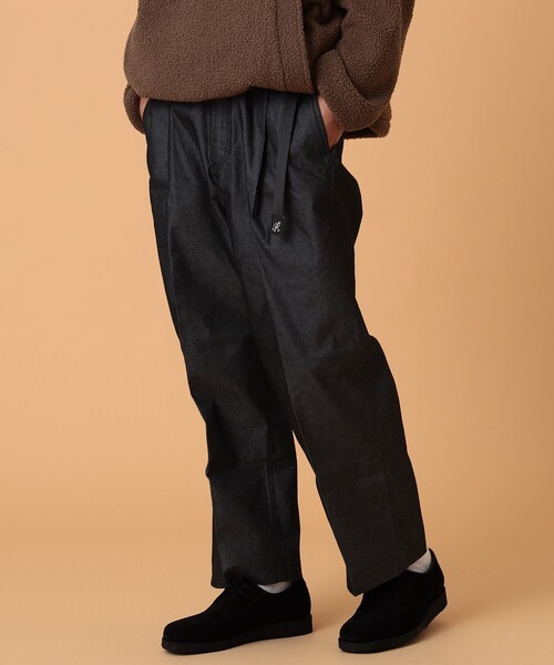 Gramicci（グラミチ）の「GRAMICCI × BEAMS LIGHTS / 別注 デニム グルカ パンツ（デニムパンツ・メンズ・ブラック/ネイビー/ブルー・SMALL/MEDIUM/LARGE）」の2枚目の写真