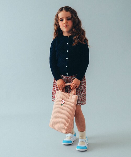 こども ビームス（コドモビームス）の「シューズ バッグ（トートバッグ・キッズ・ピンク/ネイビー/インディゴブルー・ONE SIZE）」の15枚目の写真