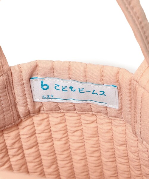 こども ビームス（コドモビームス）の「シューズ バッグ（トートバッグ・キッズ・ピンク/ネイビー/インディゴブルー・ONE SIZE）」の4枚目の写真