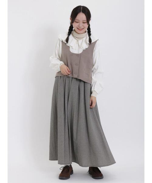 【8/24までセール❗️】goa リネン ミリタリー フードベスト　グレージュ 8/24までセール❗️】goa リネン ミリタリー フードベスト グレージュ