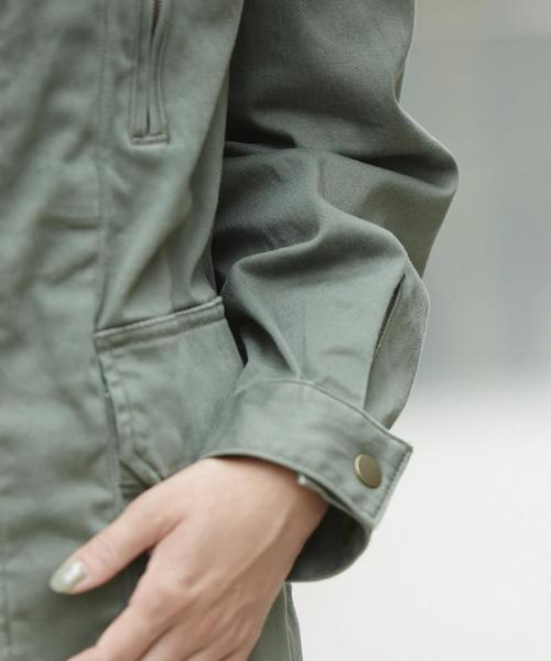 Jewel Changes(ジュエルチェンジズ)の「【WEB限定】○JC ミリタリー ジャケット / ブルゾン(ミリタリージャケット・レディース・オリーブ・フリ-)」の14枚目の写真