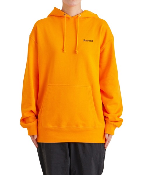 bonjour records(ボンジュールレコーズ)の「【Record Culture Magazine/レコードカルチャーマガジン】 Pullover Sweat Hoodie プルオーバースウェットパーカー(パーカー・メンズ・ブラック/オレンジ・L/XL/S/M)」の1枚目の写真