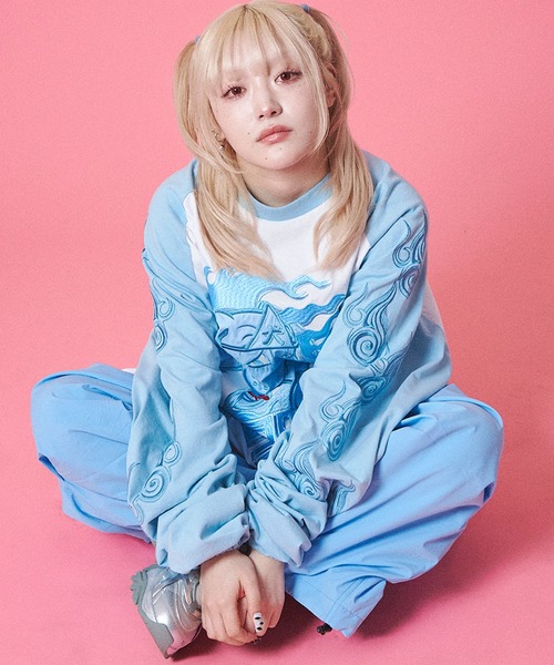 GALFY（ガルフィー）の「【GALFY/ガルフィー】うらめしやロンTee（T