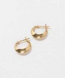 Pt900 フープピアス 1mm幅×10mm（ピアス（両耳用））｜Jewel closet by