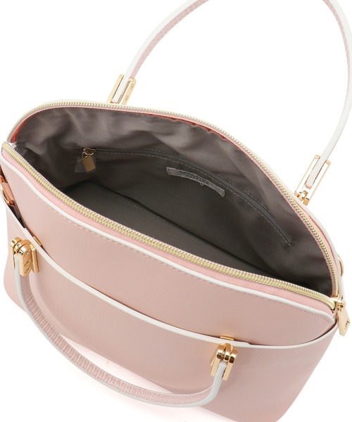 ROPE' PICNIC（ロペピクニック）の「軽量レクタンメタルミドルボストン＆ショルダーバッグ（ショルダーバッグ・レディース・ブラック/キナリ/ライトグリーン/ピンク系その他2・FREE）」の9枚目の写真