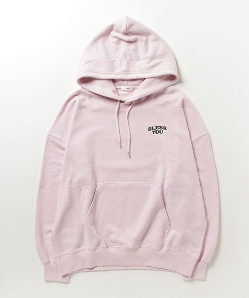 WEGO（ウィゴー）の「WEGO/ヘビーウエイトアソートプルパーカー（パーカー・メンズ・ブルー系その他/ライトピンク/ブラック/ホワイト・LARGE/MEDIUM）」の4枚目の写真