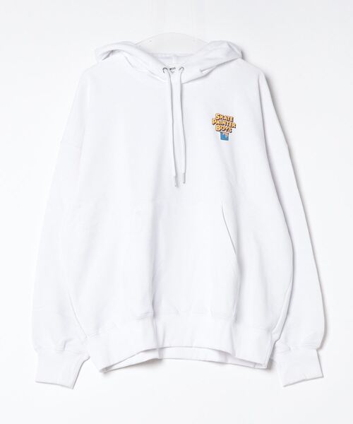 WEGO（ウィゴー）の「WEGO/ヘビーウエイトアソートプルパーカー（パーカー・メンズ・ブルー系その他/ライトピンク/ブラック/ホワイト・LARGE/MEDIUM）」の2枚目の写真