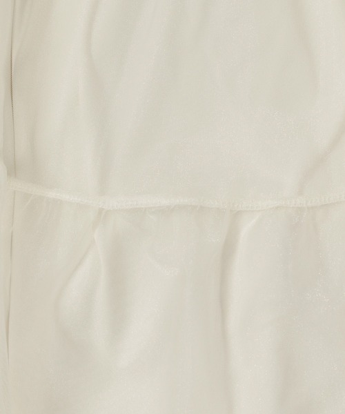 LAKOLE（ラコレ）の「チュールティアードスカート / 997016（スカート・レディース・オフホワイト/ブラック/アイボリー・SMALL/MEDIUM）」の9枚目の写真