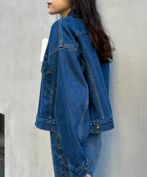 CIAOPANIC TYPY（チャオパニックティピー）の「【KELLY】vintagedenimショート丈ジャケット（デニムジャケット・レディース・ネイビー・ONE SIZE）」の8枚目の写真