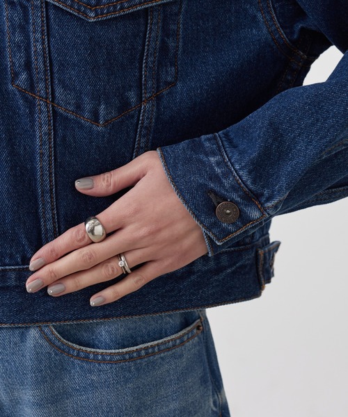 CIAOPANIC TYPY（チャオパニックティピー）の「【KELLY】vintagedenimショート丈ジャケット（デニムジャケット・レディース・ネイビー・ONE SIZE）」の18枚目の写真