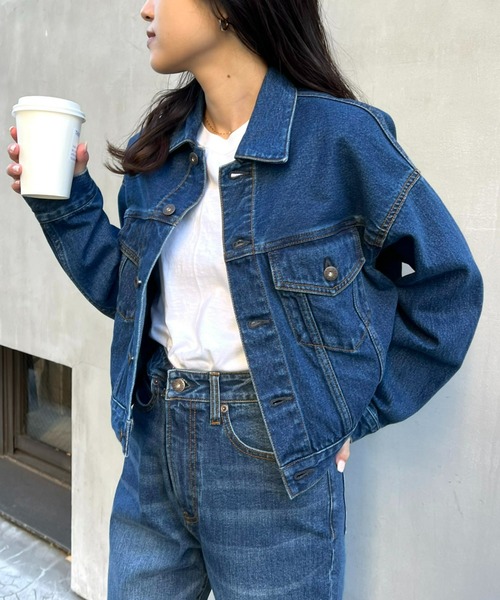 CIAOPANIC TYPY（チャオパニックティピー）の「【KELLY】vintagedenimショート丈ジャケット（デニムジャケット・レディース・ネイビー・ONE SIZE）」の21枚目の写真