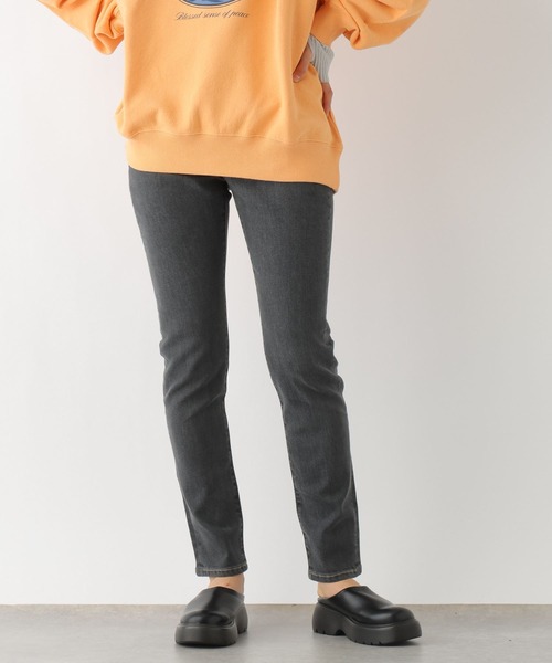 LEPSIM（レプシィム）の「SLIM FITデニムパンツ　987516（デニムパンツ・レディース・チャコールグレー/ブルー・LARGE/SMALL/X-SMALL/MEDIUM）」の2枚目の写真