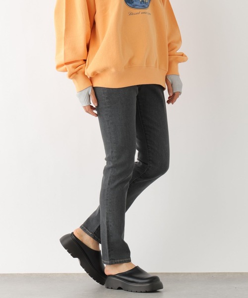 LEPSIM（レプシィム）の「SLIM FITデニムパンツ　987516（デニムパンツ・レディース・チャコールグレー/ブルー・LARGE/SMALL/X-SMALL/MEDIUM）」の6枚目の写真