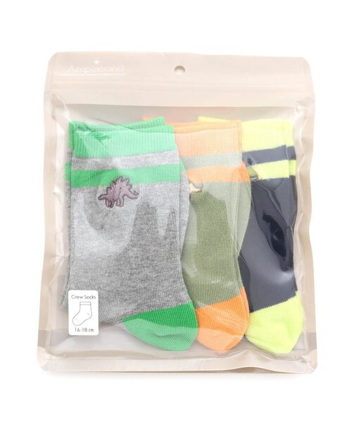 Ampersand（アンパサンド）の「ワンポイント　ソックスセット（ソックス/靴下・キッズ・グレー/ブラック・12/15 /18/21/24）」の10枚目の写真