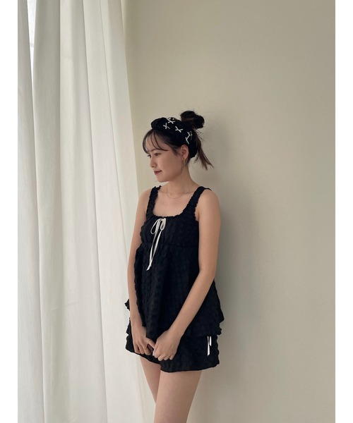 p*s様 SNIDEL  ポップコーンキャミ&リボンショートパンツ SNIDEL HOME（スナイデルホーム）の「ポップコーンリボン