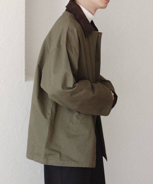 epnok（エプノック）の「襟コーデュロイブルゾン（ミリタリー