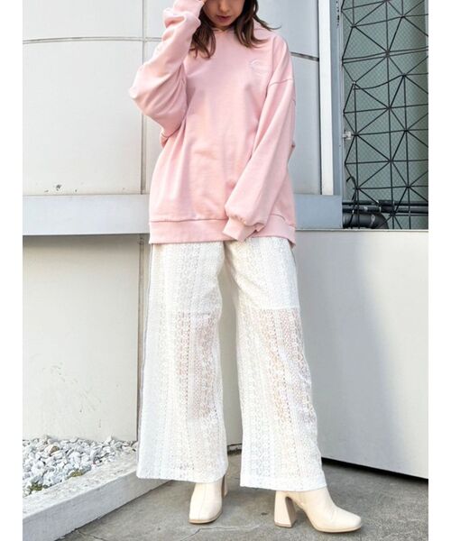 CALNAMUR(カルナムール)の「レースラインパンツ(その他パンツ・レディース・ホワイト/ブラック・FREE)」の14枚目の写真