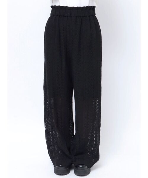 CALNAMUR(カルナムール)の「レースラインパンツ(その他パンツ・レディース・ホワイト/ブラック・FREE)」の16枚目の写真