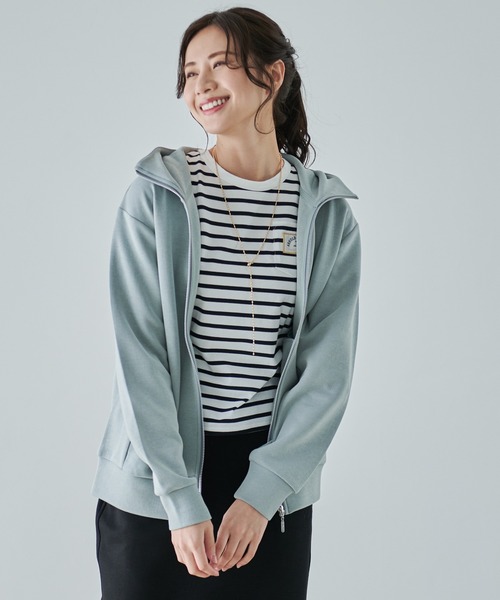 Arnold Palmer(アーノルドパーマー)の「スポンジング シェア フルパーカー(パーカー・レディース・ミント/杢グレー/ブラック・XS/LL/L/M/S)」の3枚目の写真