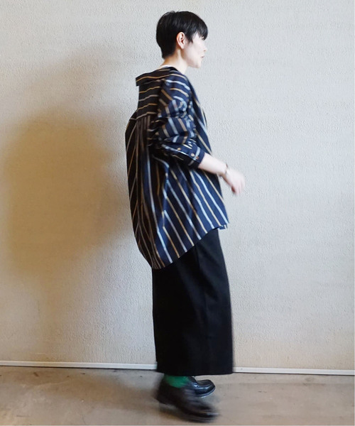 journal standard luxe Wストライプ タイトスカート JOURNAL STANDARD LUXE（ジャーナルスタンダード ラックス） スカート