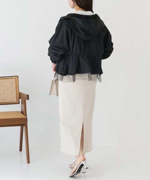 INCEDE（インシード）の「リブカットタイトスカート（スカート・レディース・レッド/アイボリー/ブラック/チャコールグレー/オレンジ・M/L/LL/3L/4L）」の17枚目の写真