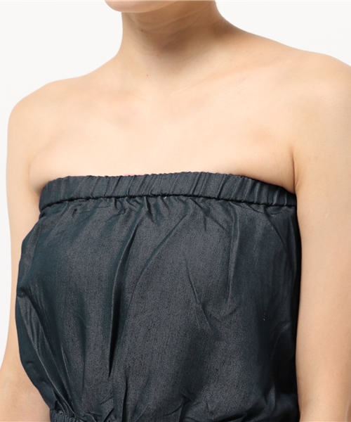 Kastane（カスタネ）の「【Kastane】ベアサロペット（サロペット/オーバーオール・レディース・ブラウン/ブルー・FREE）」の6枚目の写真