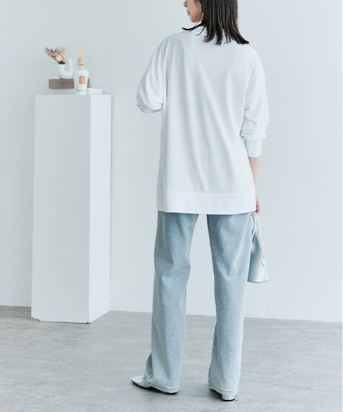 kirakiraShop(キラキラショップ)の「ノーボタン ニットソー カーディガン(カーディガン/ボレロ・レディース・ネイビー/ブラック/ブルー/ホワイト/モカ・FREE)」の13枚目の写真