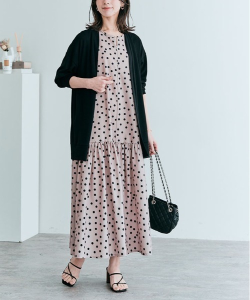 kirakiraShop(キラキラショップ)の「ノーボタン ニットソー カーディガン(カーディガン/ボレロ・レディース・ネイビー/ブラック/ブルー/ホワイト/モカ・FREE)」の20枚目の写真